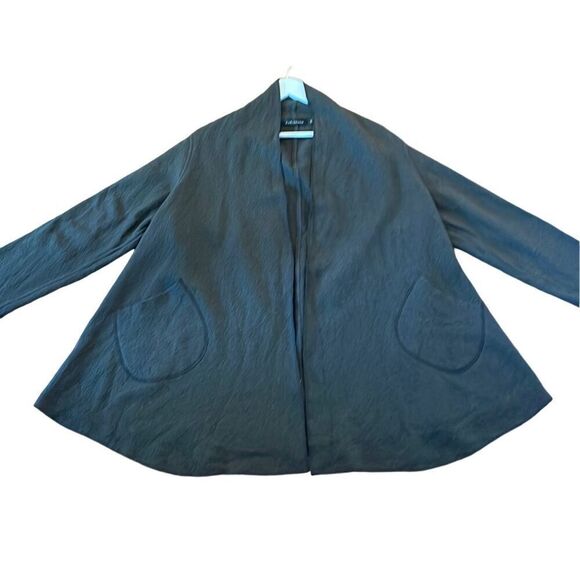 Cut Loose 100% boiled wool draped open cardigan jacket S\M - Picture 5 of 10